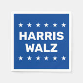 Kamala Harris Tim Walz Serviette (Vorderseite)