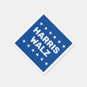 Kamala Harris Tim Walz Serviette (Ecke)