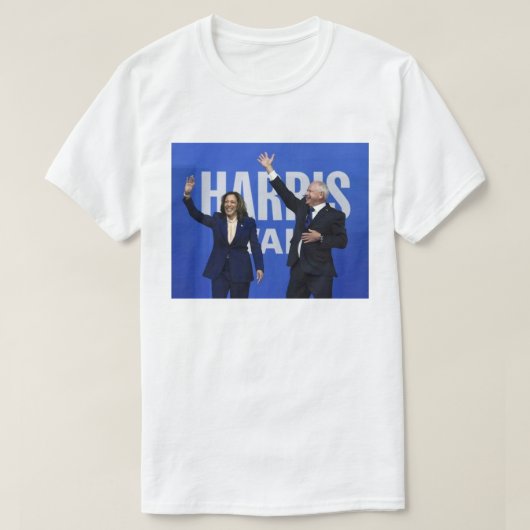 Kamala Harris Tim Walz T-Shirt (Design vorne)