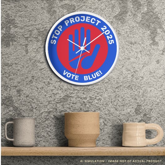 Kamala Harris Tim Walz Vote Blue Stopp Project 202 Uhr