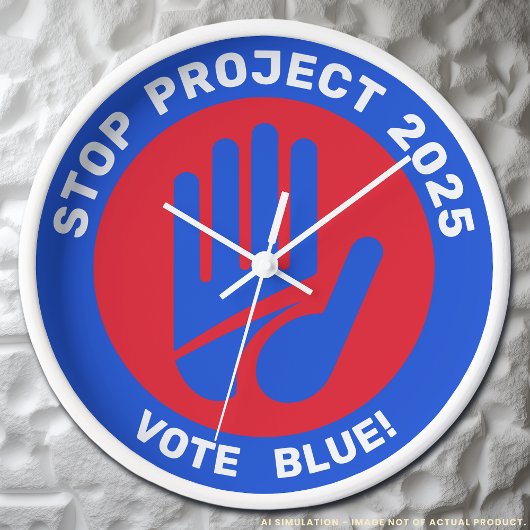 Kamala Harris Tim Walz Vote Blue Stopp Project 202 Uhr