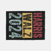 Kamala Harris Tim Walz Waltz Harris Walz 202 Fleecedecke (Vorderseite (Horizontal))