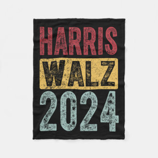 Kamala Harris Tim Walz Waltz Harris Walz 202 Fleecedecke