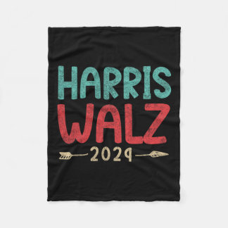 Kamala Harris Tim Walz Waltz Harris Walz 202 Fleecedecke
