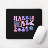 Kamala Harris Tim Walz Waltz Harris Walz 202 Mousepad (Mit Mouse)