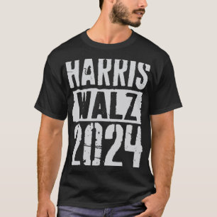 Kamala Harris Tim Walz Waltz Harris Walz 202 T-Shirt