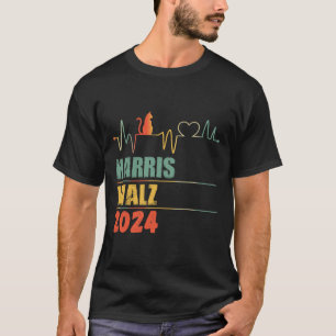 Kamala Harris Tim Walz Waltz Harris Walz 202 T-Shirt