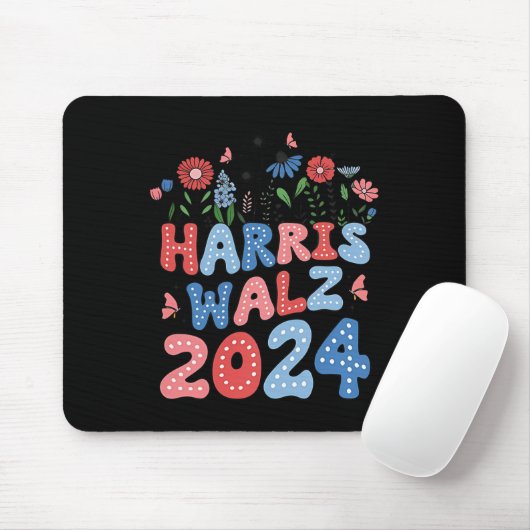 Kamala Harris Tim Walz Waltz Mousepad (Mit Mouse)
