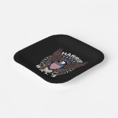 Kamala Harris Tim Walz Waltz Wahl 2024 Pappteller (Gewinkelt)