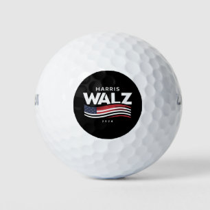 Kamala Harris Tim Walz Walzer 2024 Wahl Golfball