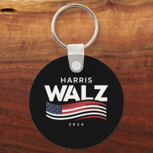 Kamala Harris Tim Walz Walzer 2024 Wahl Schlüsselanhänger
