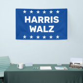 Kamala Harris Tim Walz Yard-Zeichen Banner (Messeveranstaltung)