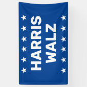 Kamala Harris Tim Walz Yard-Zeichen Banner (Vertikal)