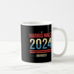 Kamala Harris Tim Wheimer Offensichtlich Apparel V Kaffeetasse