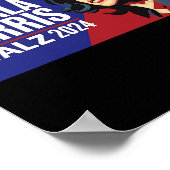 Kamala Harris Tim Wheimer Waltz 2024 Peace Lgbt Poster (Ecke)