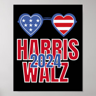 Kamala Harris Tim Wheimer Waltz Poster