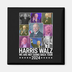 Kamala Harris Tim Wheimer Wir kommen nicht zurück Magnet