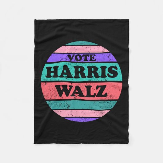 Kamala Harris Tim Wozheimer-Präsident 2024 Fleecedecke (Vorderseite)