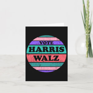 Kamala Harris Tim Wozheimer-Präsident 2024 Karte