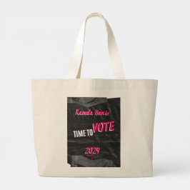 Kamala Harris Tote Bag. breit Jumbo Stoffbeutel