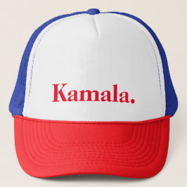 Kamala Harris Trucker Hat | Patriotisch rot, weiß Truckerkappe