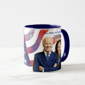 Kamala Harris und Joe Biden 2020 Wahl Tasse (VorderseiteRechts)