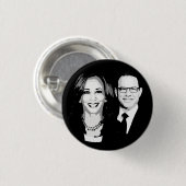 Kamala Harris und Josh Shapiro Ticket Button (Vorne & Hinten)