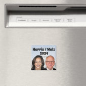 Kamala Harris und Tim Walz 2024 Magnet (In Situ (Geschirrspüler))