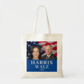 Kamala Harris und Tim Walz 2024 Tragetasche (Vorne)