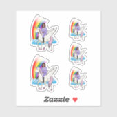 Kamala Harris Unicorn 2024 Aufkleber (Blatt)