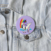 Kamala Harris Unicorn 2024 Button (Beispiel)