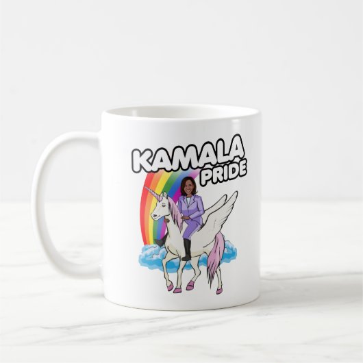 KAMALA HARRIS UNICORN PRIDE KAFFEETASSE (Links)