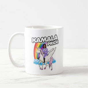 KAMALA HARRIS UNICORN STOLZ T-Shirt Kaffeetasse