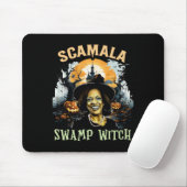 Kamala Harris Unmaskierter Sumpf Hexenhals Hallowe Mousepad (Mit Mouse)