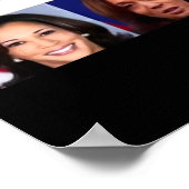 Kamala Harris unter Trump Funny Trump-Unterstützer Poster (Ecke)