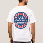 Kamala Harris US-T - Shirt für Demokratisches Part (Rückseite)