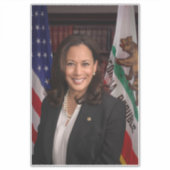 Kamala Harris US-Vizepräsident, Biden 2024 Aufkleber (Vorderseite)