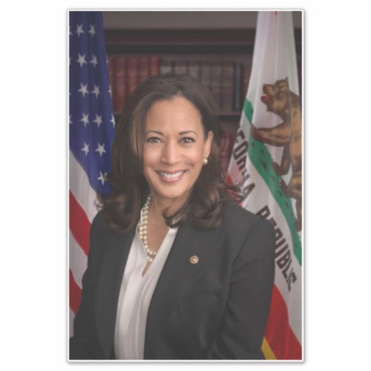 Kamala Harris US-Vizepräsident, Biden 2024 Aufkleber (Vorderseite)