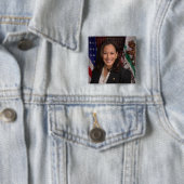 Kamala Harris US-Vizepräsident, Biden 2024 Button (Beispiel)