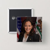 Kamala Harris US-Vizepräsident, Biden 2024 Button (Vorne & Hinten)