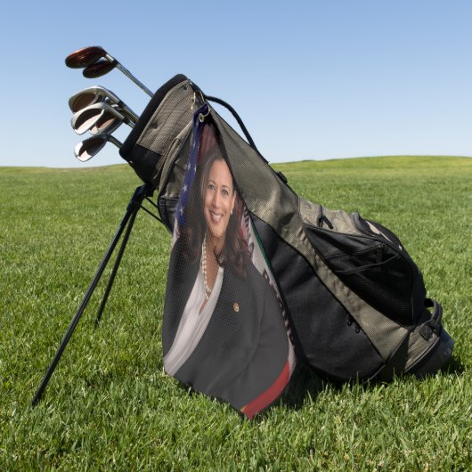 Kamala Harris US-Vizepräsident, Biden 2024 Golfhandtuch (Gras)