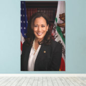 Kamala Harris US-Vizepräsident, Biden 2024 Leinwanddruck (Insitu (Holzboden))