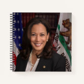 Kamala Harris US-Vizepräsident, Biden 2024 Notizblock (Vorderseite)