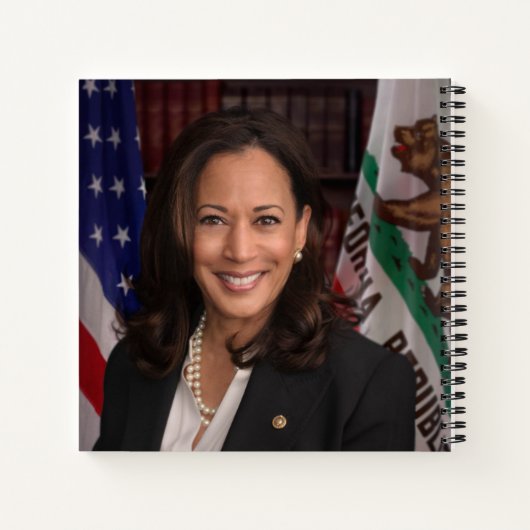 Kamala Harris US-Vizepräsident, Biden 2024 Notizblock (Rückseite)