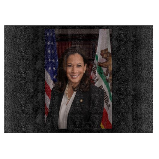 Kamala Harris US-Vizepräsident, Biden 2024 Schneidebrett (Vorderseite)