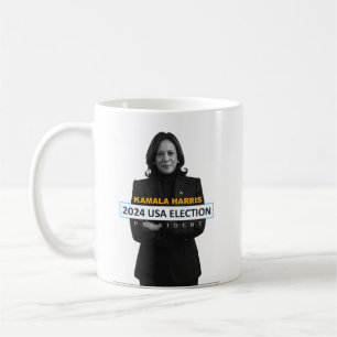 Kamala Harris USA 2024 Präsident Kaffeetasse