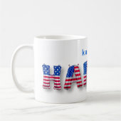 Kamala Harris USA Flag Balloon Alphabets Elections Kaffeetasse (Links)