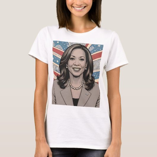 kamala harris usa Präsident 2024 T-Shirt (Vorderseite)