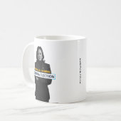 Kamala Harris USA Wahl 2024 Kaffeetasse (Vorderseite Links)