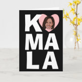 Kamala Harris Valentine Vizepräsident Karte (Gelbe Blume)